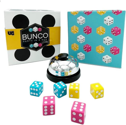 University Games | Bunco Party in a Box Game, for Ladies Night with The Girls, Complete with Fuzzy Die! for 2 to 12 Players Ages 8 and Up
