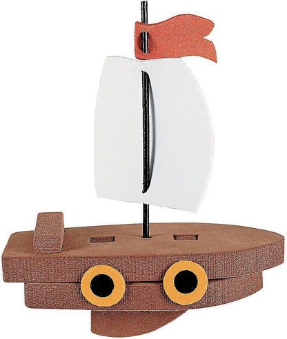 Fun Express 3D Floating Ship Craft Kit (1 Dozen)