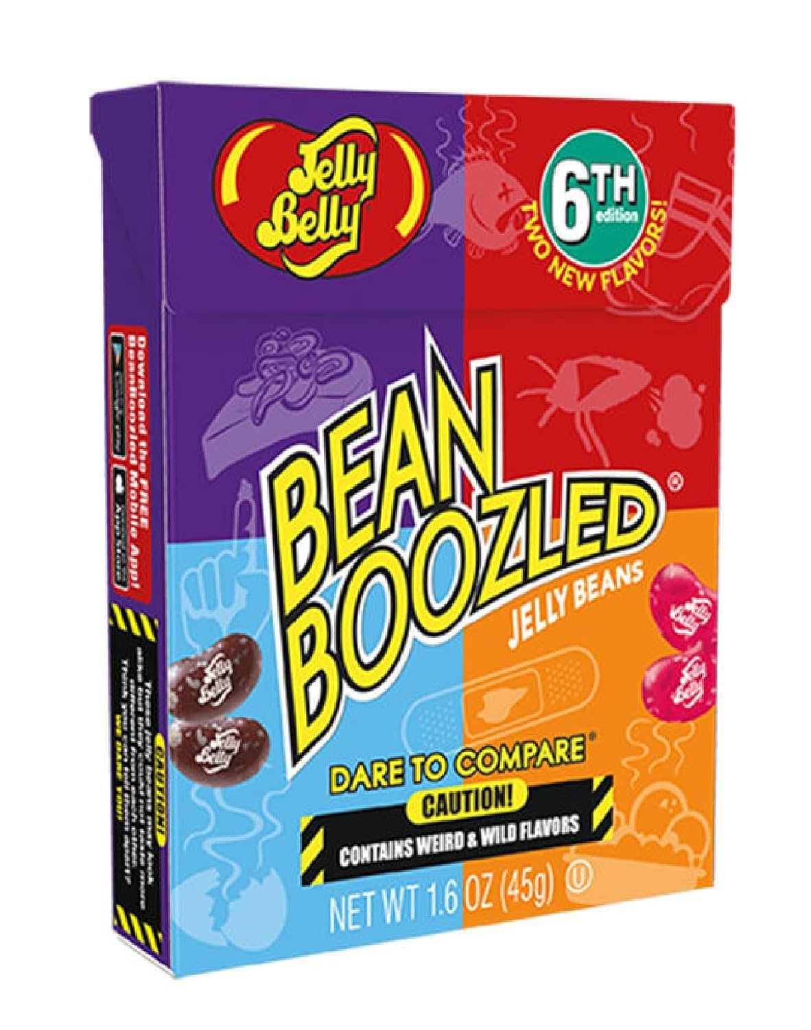 BeanBoozled 6th Edition Jelly Beans - 1.6 oz box - 6 Pack