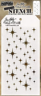 Stampers Anonymous LAYERED STENCIL SPARKLE