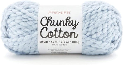 Premier Chunky Cotton, 100% Cotton, Super Bulky, Macrame, Home Decor, Machine Washable