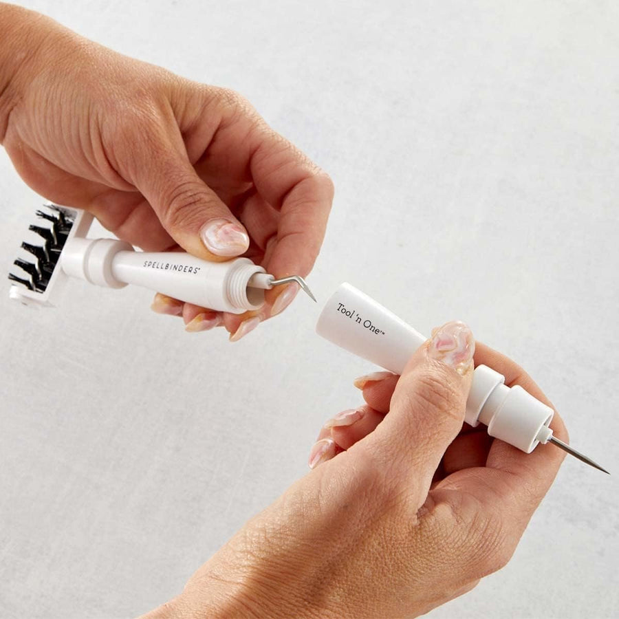 Spellbinders Tool 'n One, White
