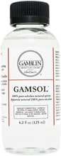Gamblin Gamsol Odorless Mineral Spirits Bottle, 4.2oz