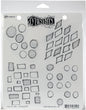 Ranger 8.5" x 7" Four Dyan Reaveley's Dylusions Cling Stamp Collections, Multicolor