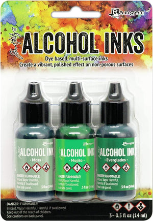 Tim Holtz - Ranger Alcohol Ink 3PKG, Mint/Green Spectrum