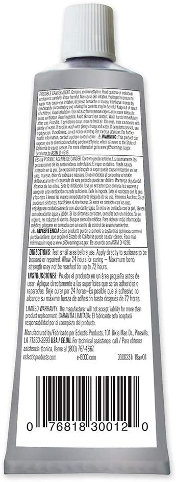 E6000 Craft 3.7 FL Oz Bulk