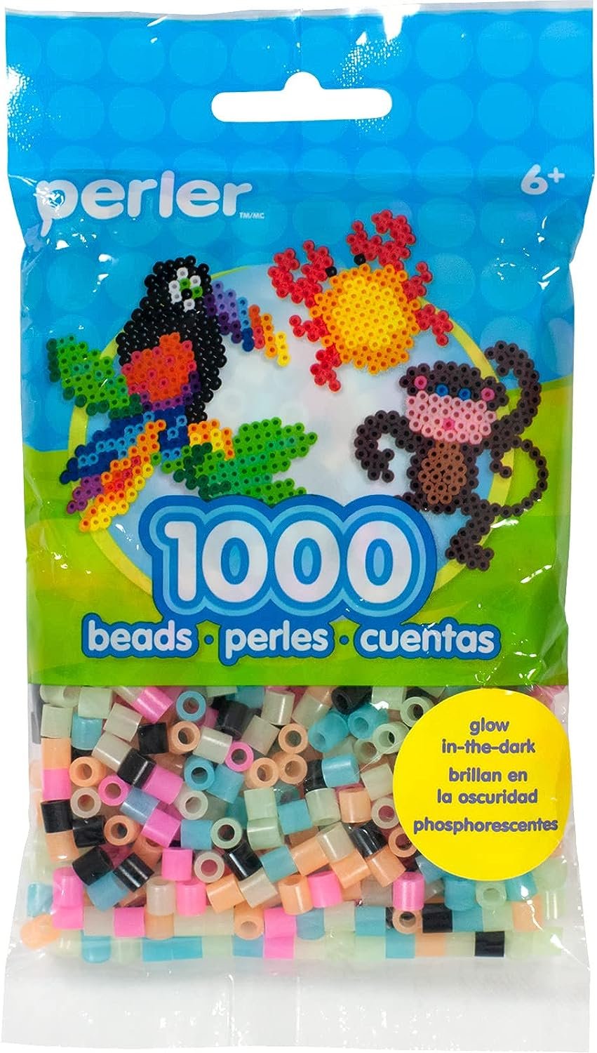 Perler 80-11101 Fuse Bead Bag for Arts and Crafts, Light Blue, 6000pcs