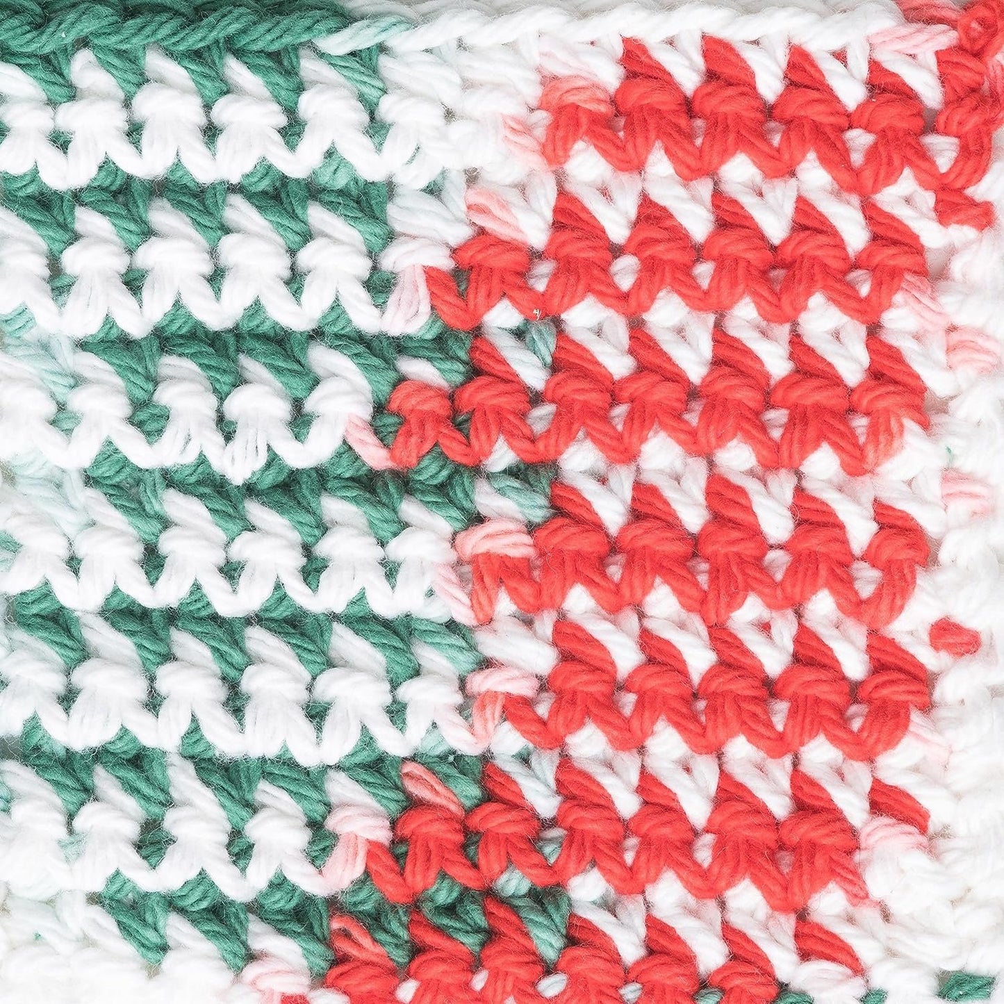 Bernat Handicrafter Cotton Yarn, Gauge 4 Medium Worsted, Mistletoe Ombre