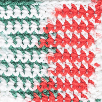 Bernat Handicrafter Cotton Yarn, Gauge 4 Medium Worsted, Mistletoe Ombre