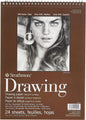 Strathmore Medium Drawing Spiral Paper Pad 9"X12"-24 Sheets -400400, Medium