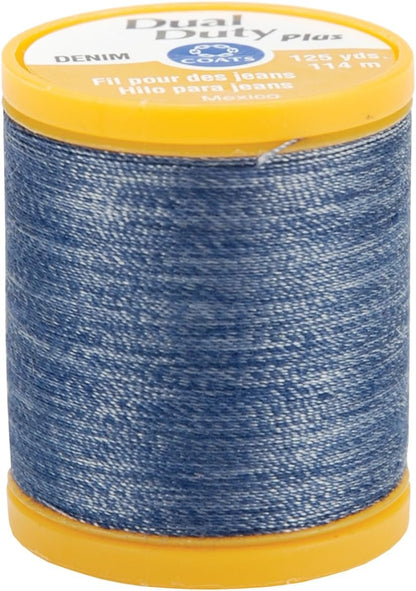 Coats & Clark Dual Duty Plus Denim 125 YD Denim Blue