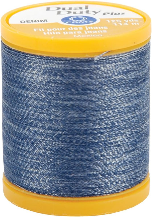 Coats & Clark Dual Duty Plus Denim 125 YD Denim Blue