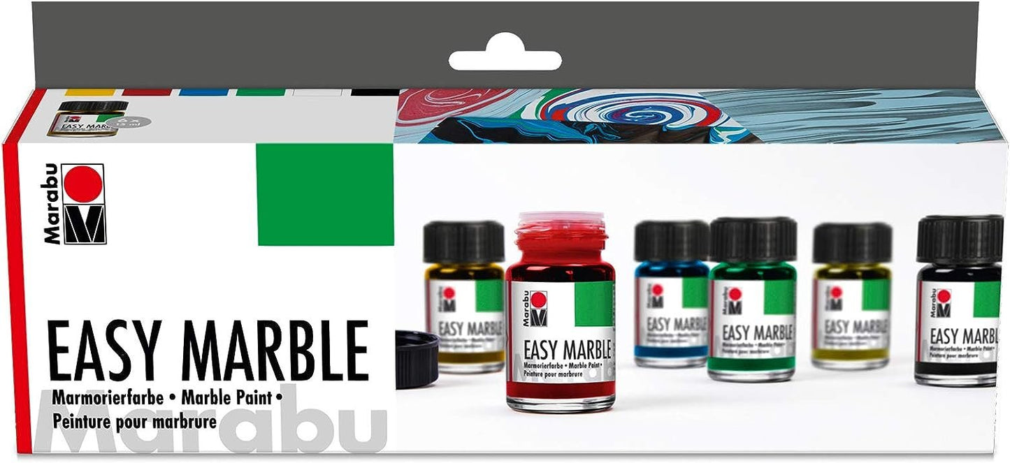 Marabu Easy Marble Paint Starter Set (MBU66053)