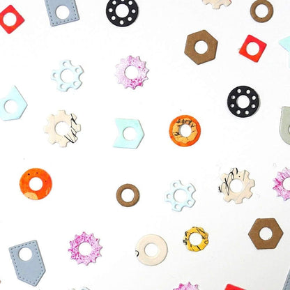 ELIZABETH CRAFT DESIGNS ELIZABETH CRAFT DIE PLNNR REIN, Decorative Planner Page Reinforcements