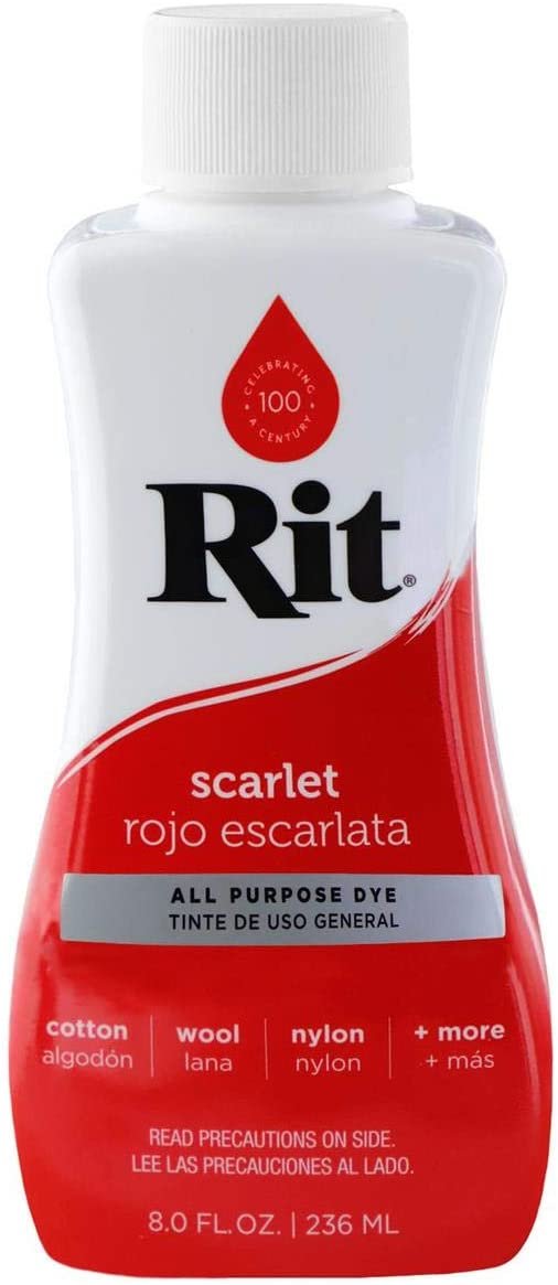 Rit 88050 8 Oz Scarlet Liquid Dye