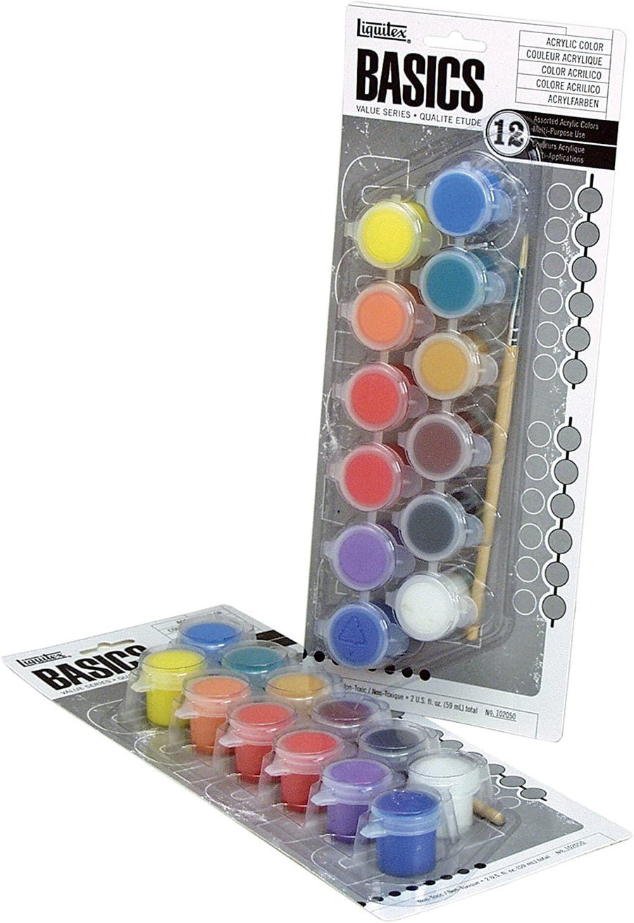 Liquitex BASICS Acrylic Paint Strip Set, 5ml