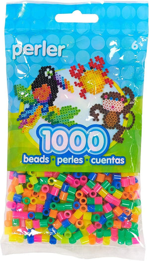 Perler 80-11101 Fuse Bead Bag for Arts and Crafts, Light Blue, 6000pcs