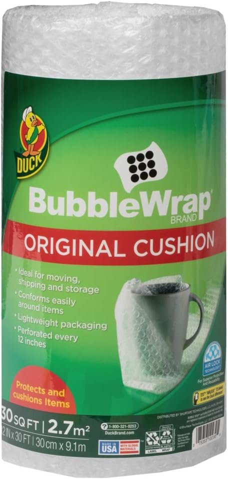 Duck Brand Bubble Wrap Original Protective Packaging