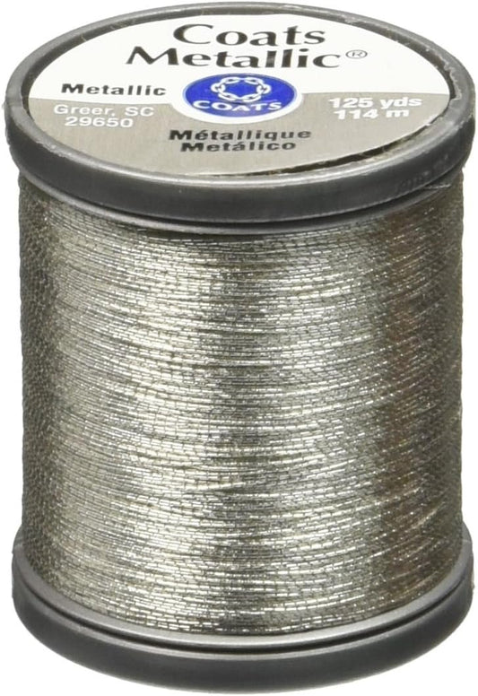 COATS & CLARK Metallic Thread, 125-Yard, Silver