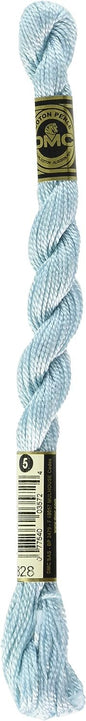 DMC 115 5-828 Pearl Cotton Thread, Ultra Very Light Blue, Size 5