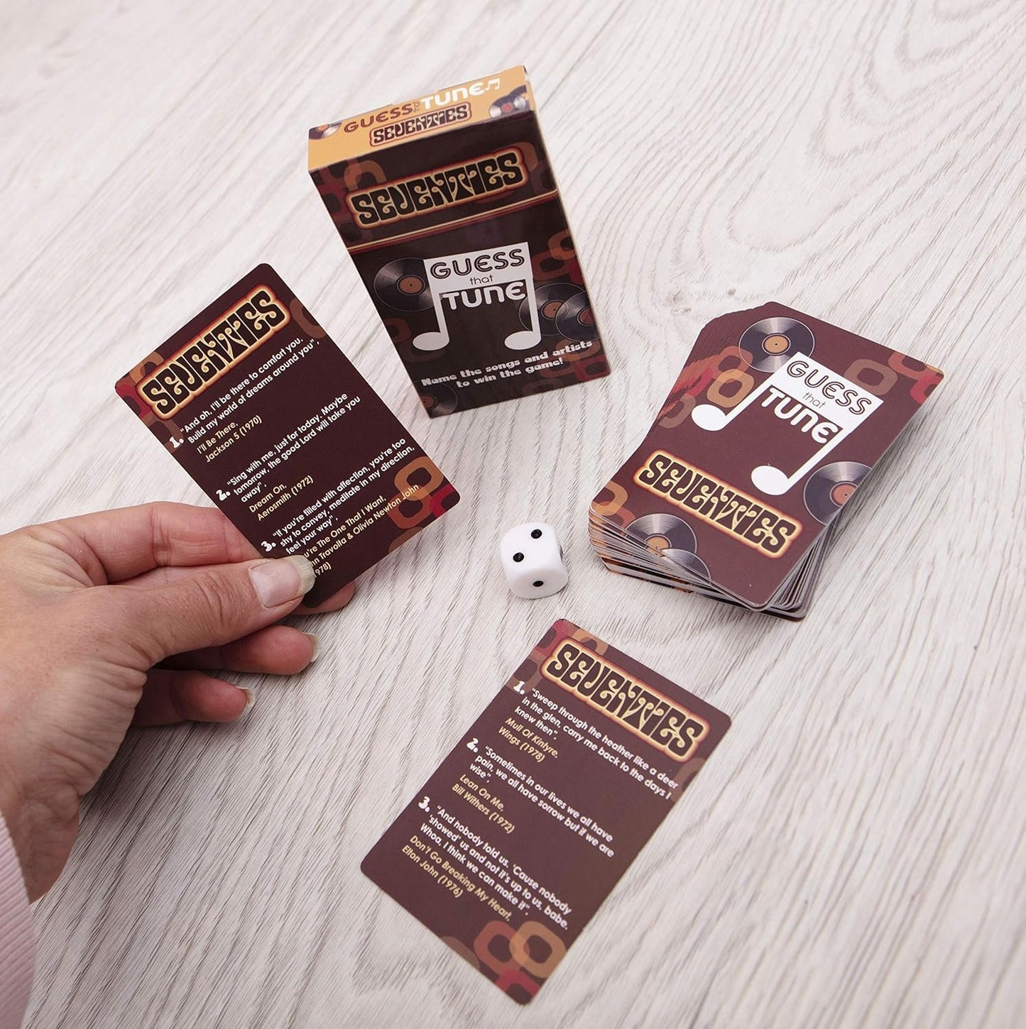 Boxer Gifts Sixties Guess That Tune Music Quiz Game | Name The 60’s Song From The Lyrics | Great Fun For Parties | Over 150 Songs