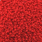 Maroon Red Opaque Miyuki Japanese round rocailles glass seed beads 11/0 Approximately 24 gram 5 inch tube
