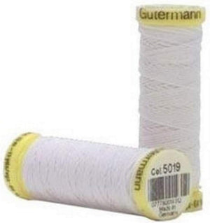 Gutermann Elastic Thread 11 Yards-White