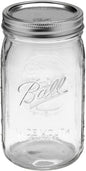 Ball Quart Jar with Silver Lid, Wide Mouth, 1 Jar