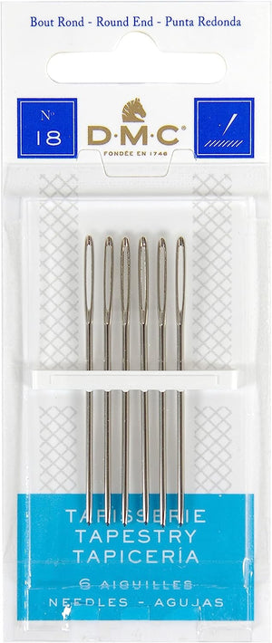 DMC 1767-26 Tapestry Hand Needles, 6-Pack, Size 26