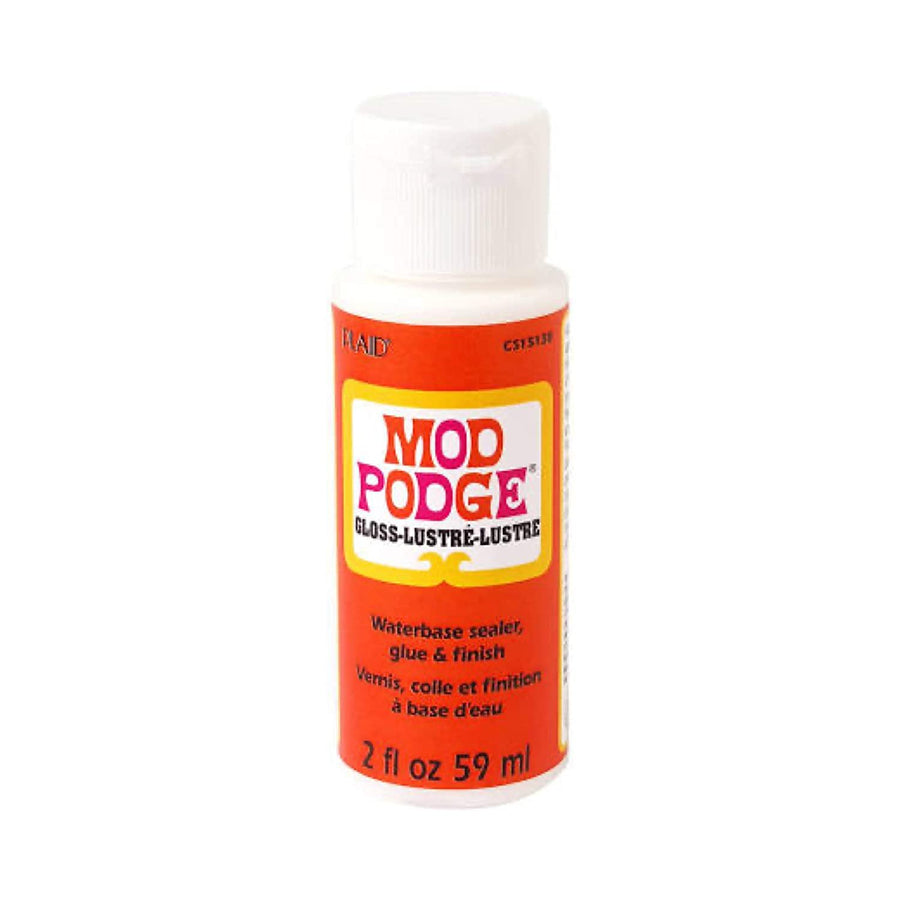 Krafty Kit Mod Podge Bundle: 2oz Gloss and 2oz Matte Water-Based Glue, Sealer & Finish