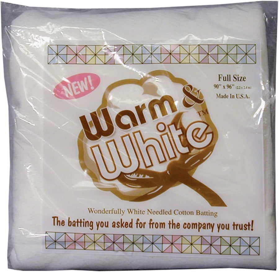 Warm Company 72-Inch by 90-Inch Warm & White Cotton Batting