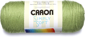 Caron Simply Soft Collection Yarn, 6oz, Gauge 4 Medium Worsted, 100% Acrylic - Autumn Maize - Machine Wash & Dry