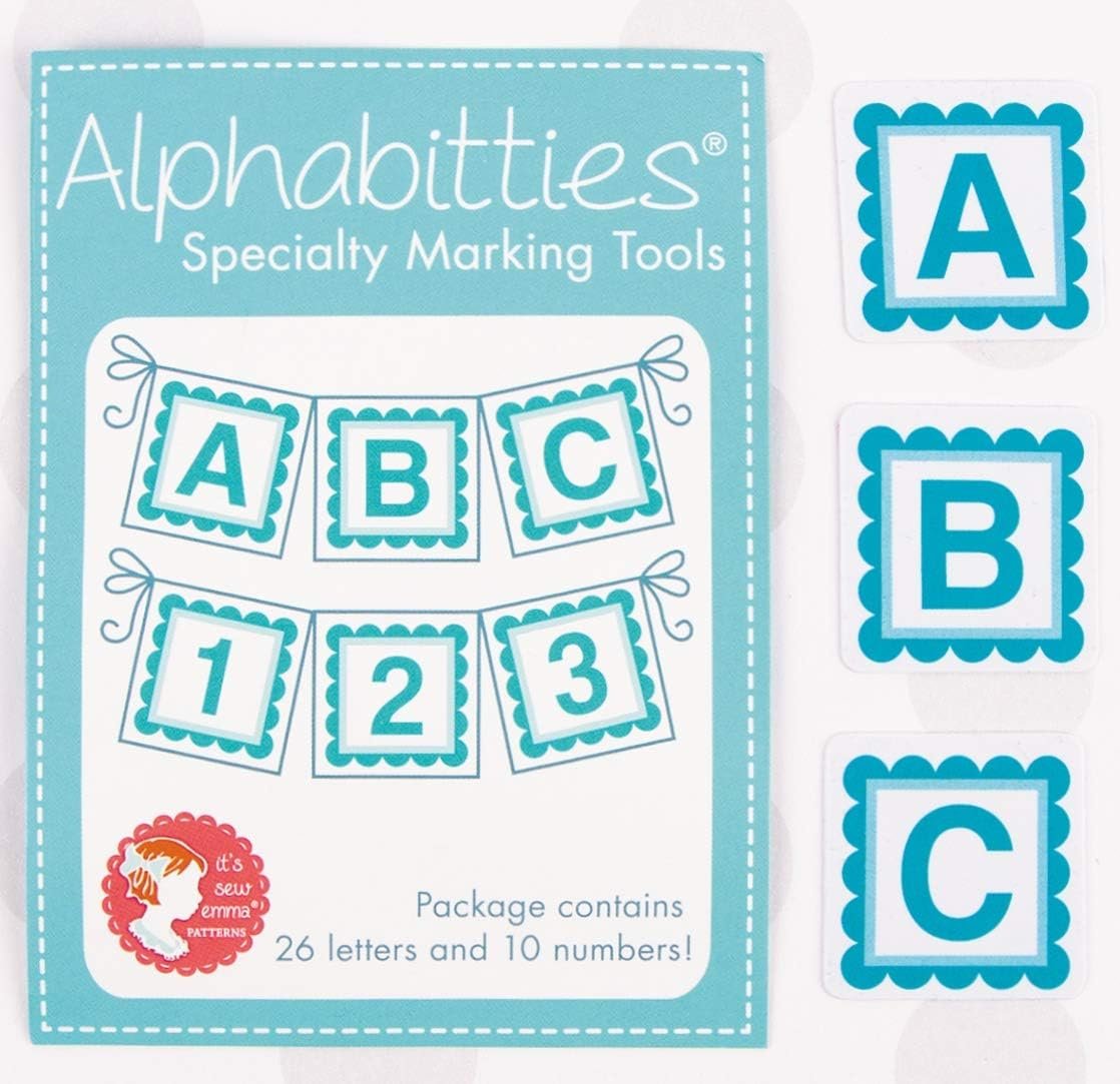 Blue Alphabitties Specialty Marking Tools by It's Sew Emma ISE707