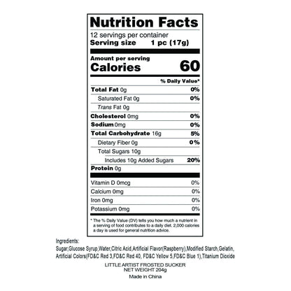 Little Artist Frosted Sucker for Birthday - 12 Pack