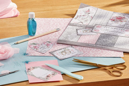Stamperia Intl Wedding Double Sided Paper Pad (10/Pack), 12" x 12"