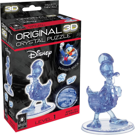 BePuzzled | Disney Donald Duck Original 3D Crystal Puzzle, Ages 12 and Up