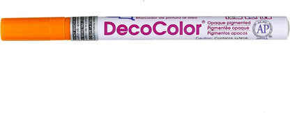 UCHIDA 200-C-7 Marvy Deco Color Fine Point Paint Marker, Orange