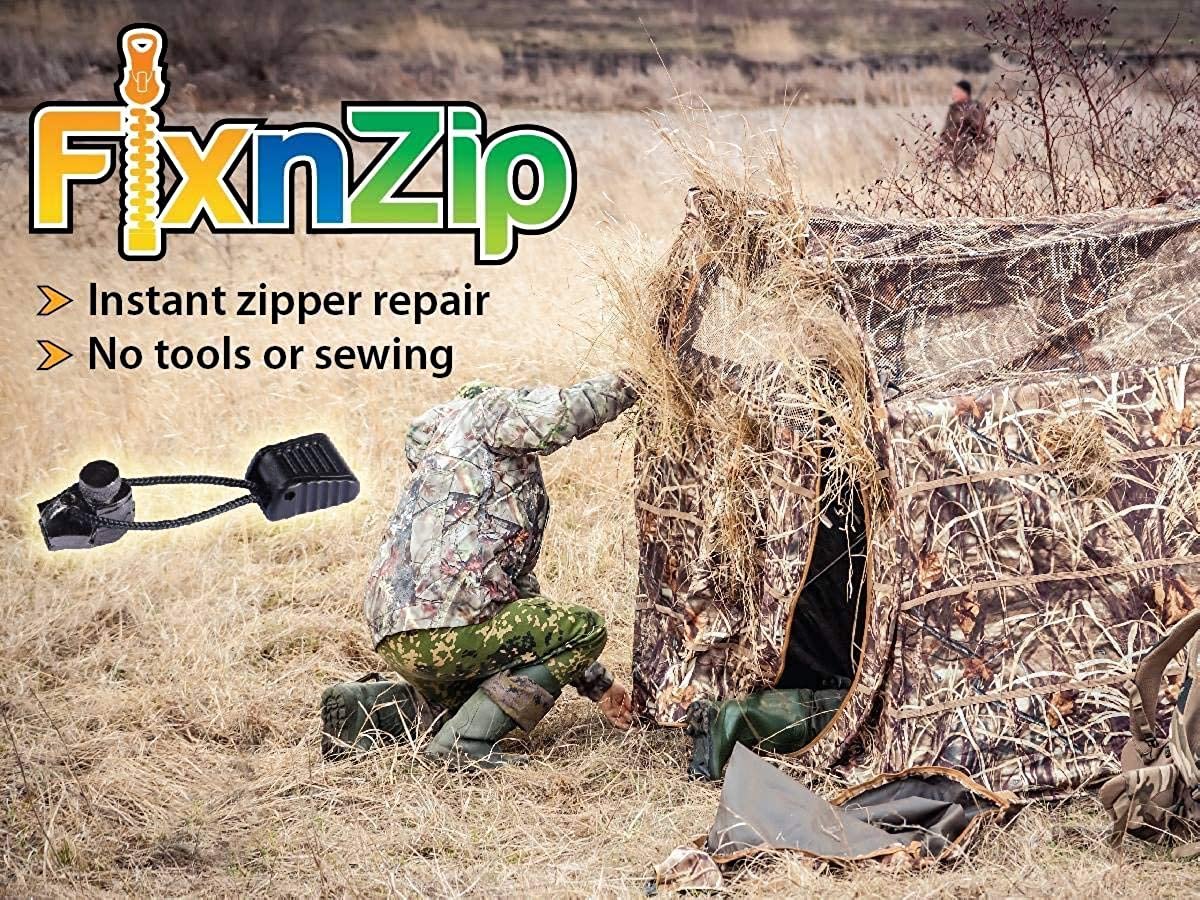 FixnZip 3 Pack Nickel Instant Zipper Replacement, Combo Pack (S,M,L)