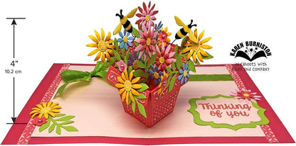 KB Riley 1010 Karen Burniston Dies-Flowerpot Pop-Up