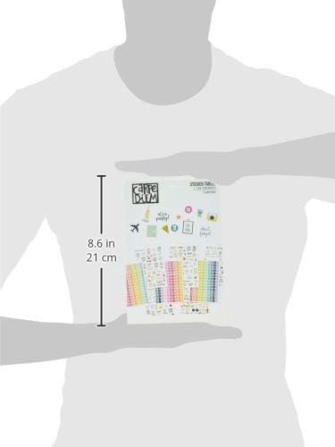 Simple Stories Carpe Diem A5 Sticker Calendar, Multicolor