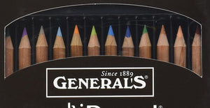 General Pencil 4401-24A Multi Pastel Pencils, 24-Pack