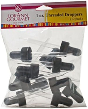 LorAnn Gourmet 1 Ounce Threaded Droppers 12 Pack