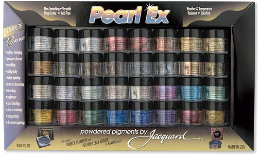 Jacquard Pearl EX Powder Pigments (32-Color Set)