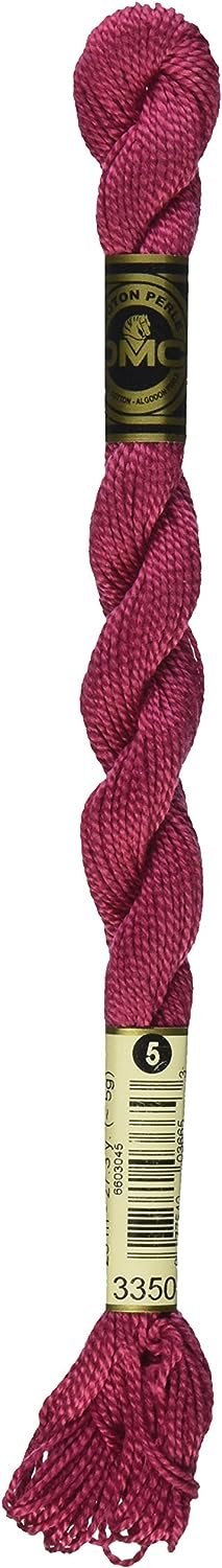 DMC 115 5-3350 Pearl Cotton Thread, Ultra Dark Dusty Rose, Size 5