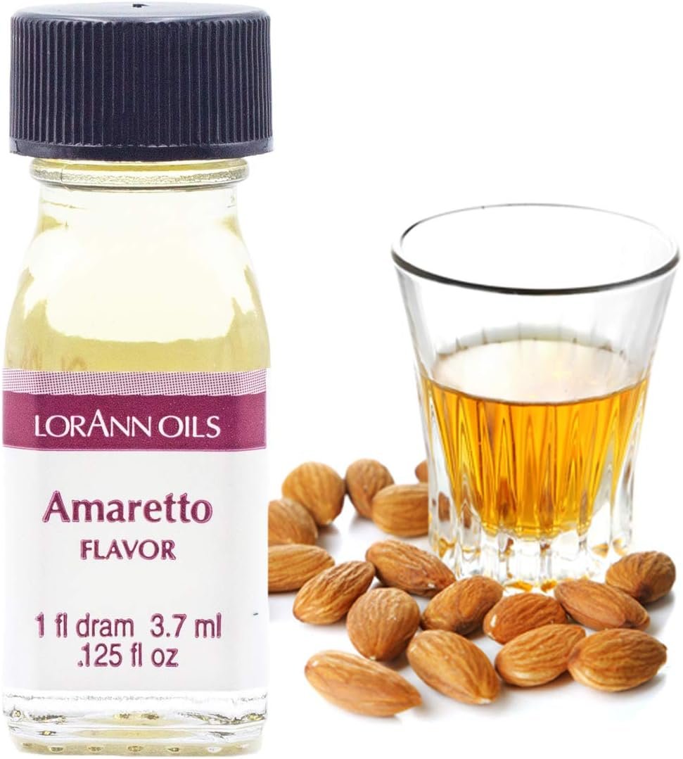 LorAnn Amaretto SS Flavor, 1 dram bottle (.0125 fl oz - 3.7ml - 1 teaspoon)
