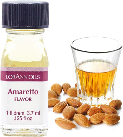 LorAnn Amaretto SS Flavor, 1 dram bottle (.0125 fl oz - 3.7ml - 1 teaspoon)