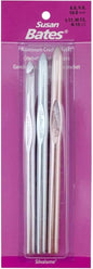 Silvalume CROCHET HOOK SET L-M-N 1EA, Sizes L11 To N15