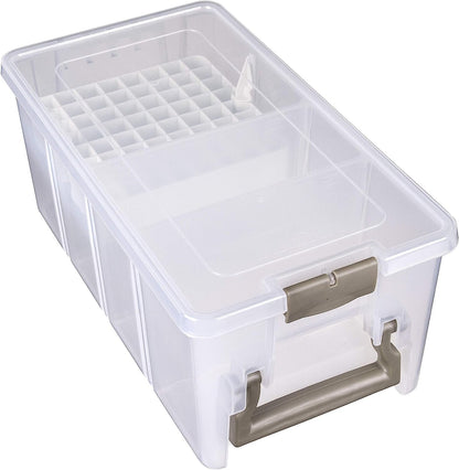 ArtBin 6814AG Super Satchel Double Deep Accessory Tray, White, 1 Tray
