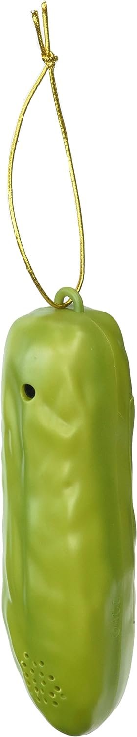 Mcphee Archie Yodeling Pickle Hanging Christmas Tree Ornament