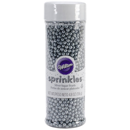 Wilton Sugar Pearls, 4.8-Ounce, Silver